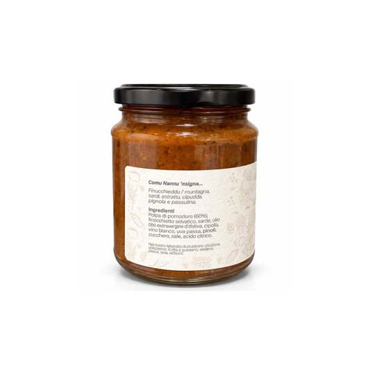 Condimento di finocchietto selvatico e sarde