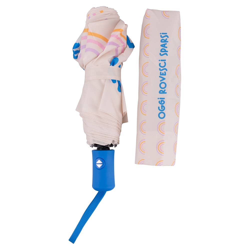 Mini ombrello apri chiudi Ø 95 cm in pongee 190T, More Amor