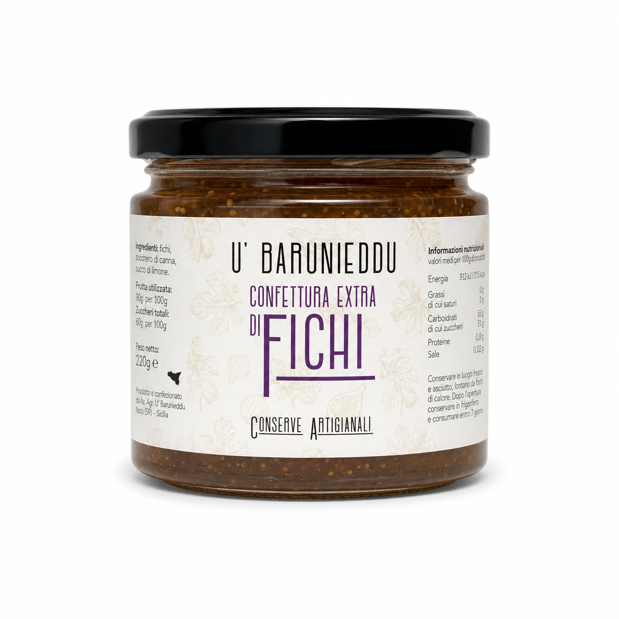 Confiture Extra De Mûrier Noir Sicilien