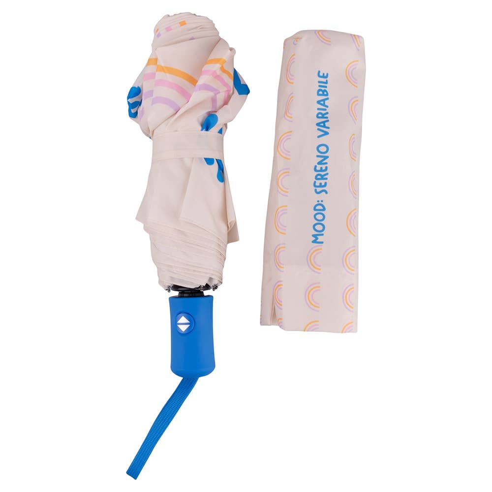 Mini ombrello apri chiudi Ø 95 cm in pongee 190T, More Amor