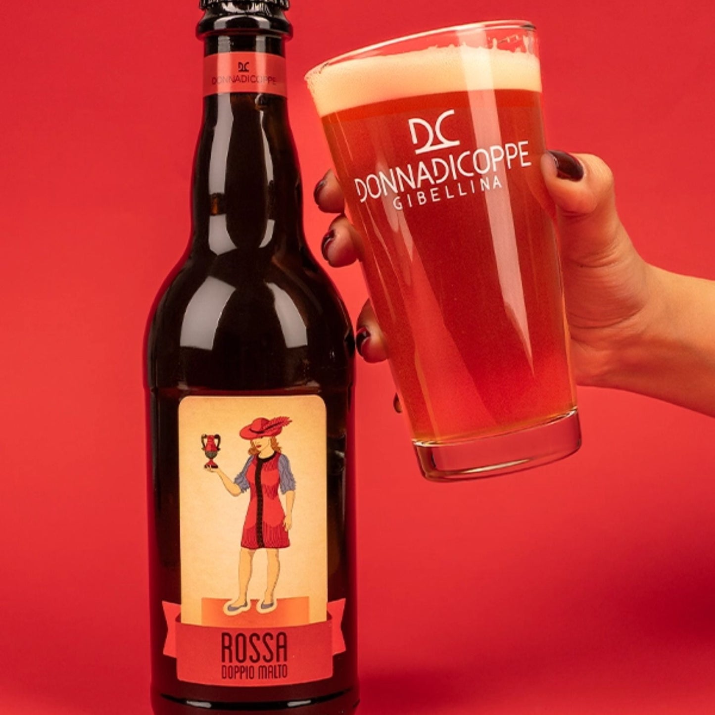 Birra Rossa Doppio Malto - Maravigghia Sicily