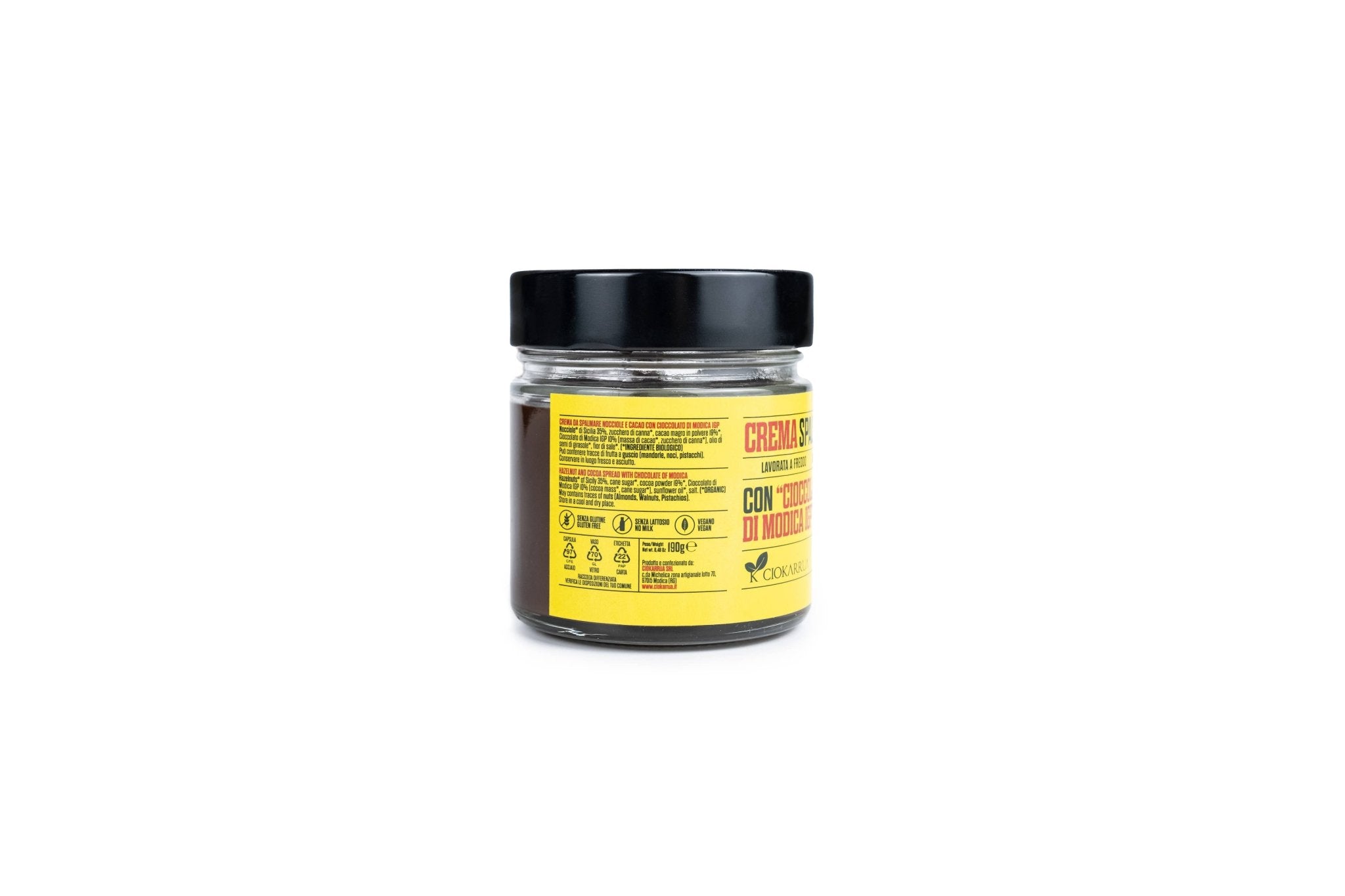CREMA SPALMABILE AL CIOCCOLATO DI MODICA IGP - Maravigghia Sicily