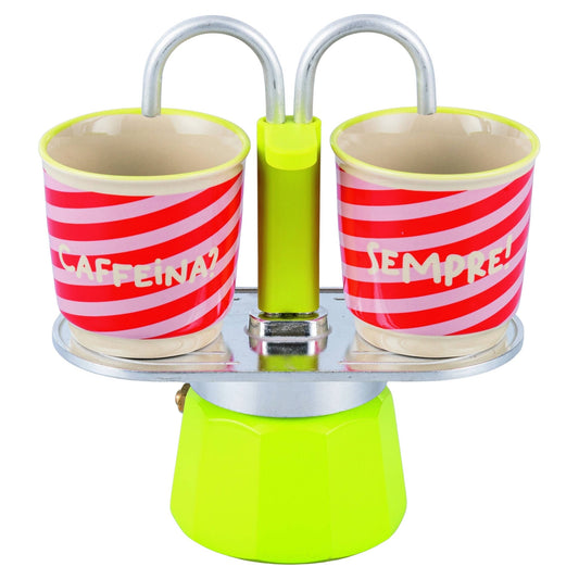 SET CAFFETTIERA + 2 TAZZINE - Maravigghia Sicily