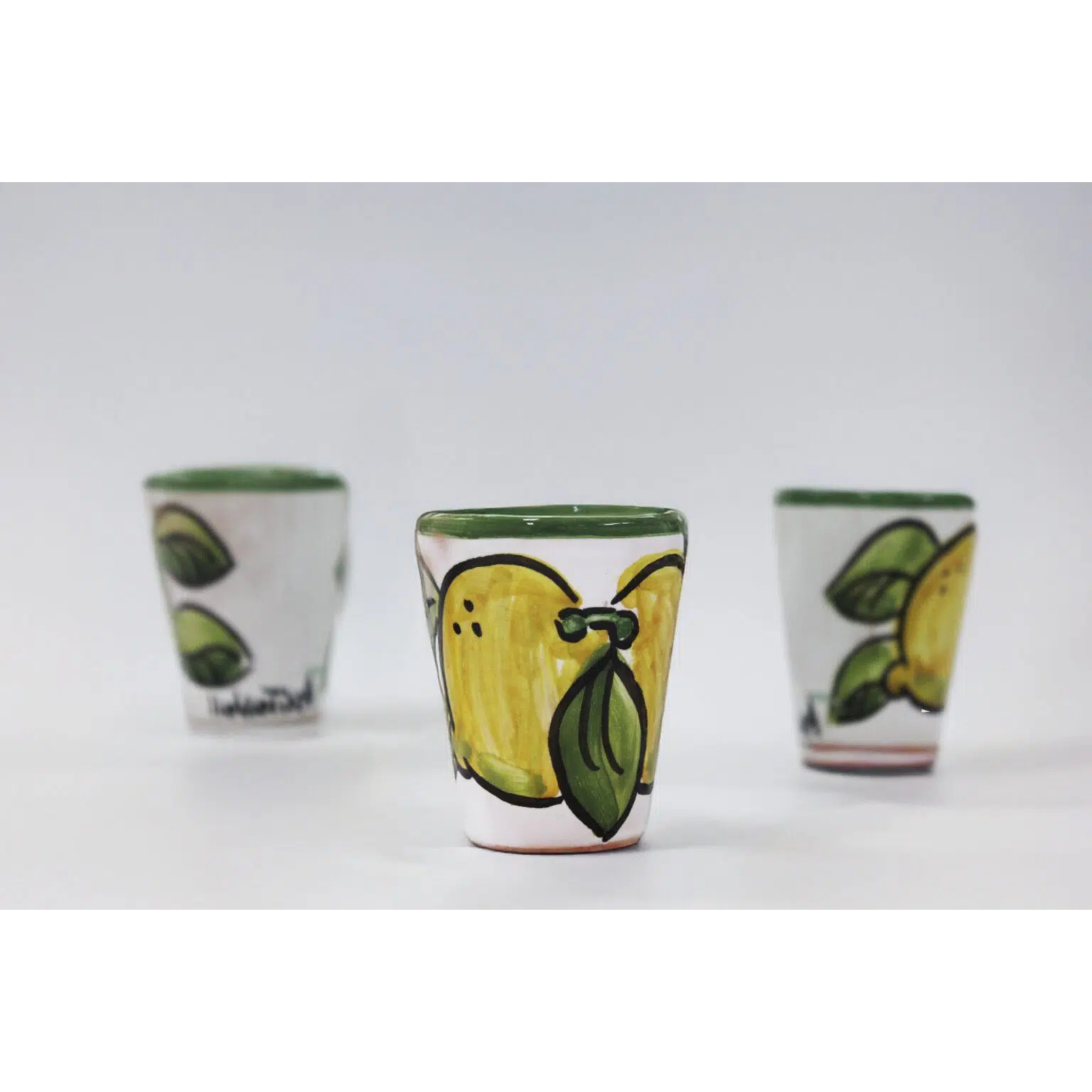 Bicchierini in ceramica siciliana
