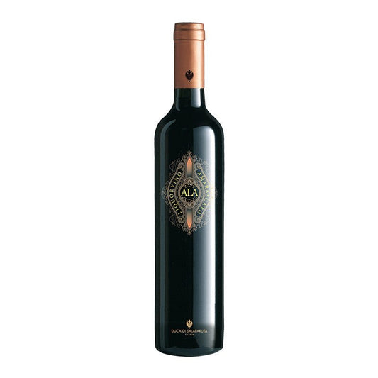 Bottiglia di Liquorvino Amarascato  cantina Duca di Sapalaruta Sicilia