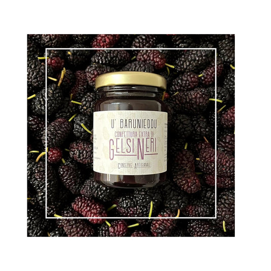Confettura Extra di Gelsi Neri Siciliani - U' Barunieddu - Maravigghia for Sicily