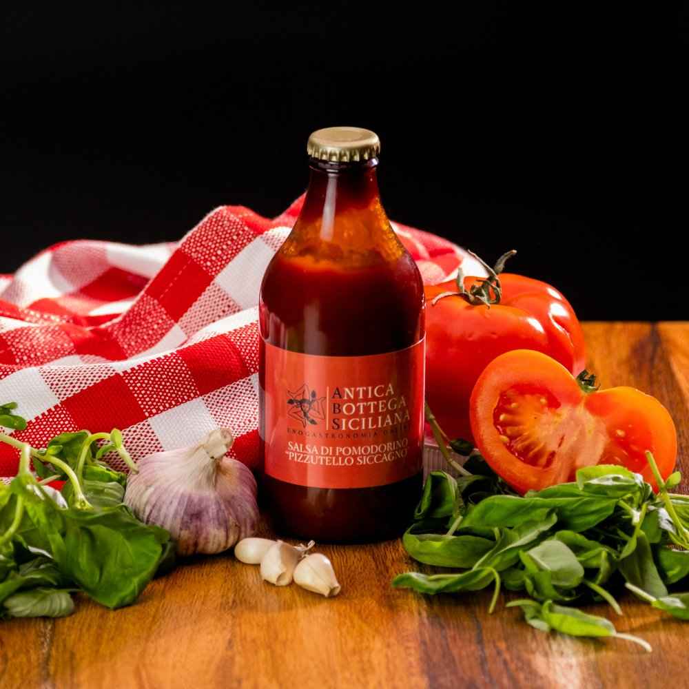 Salsa di Pomodoro Siciliano con Olio Extra Vergine d'Oliva