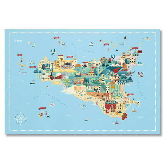 Strofinaccio Sicilian Mappina - Cirnauti - Maravigghia for Sicily