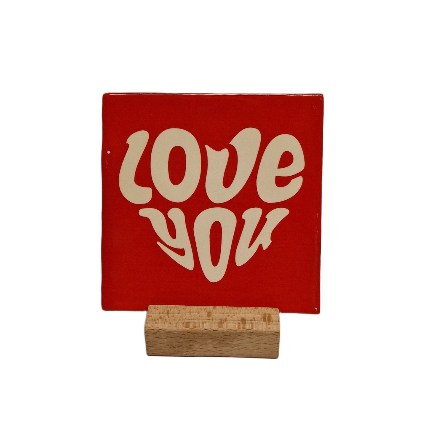 Ti amo - piastrella di ceramica