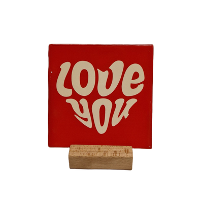 Ich liebe dich - Keramikfliese