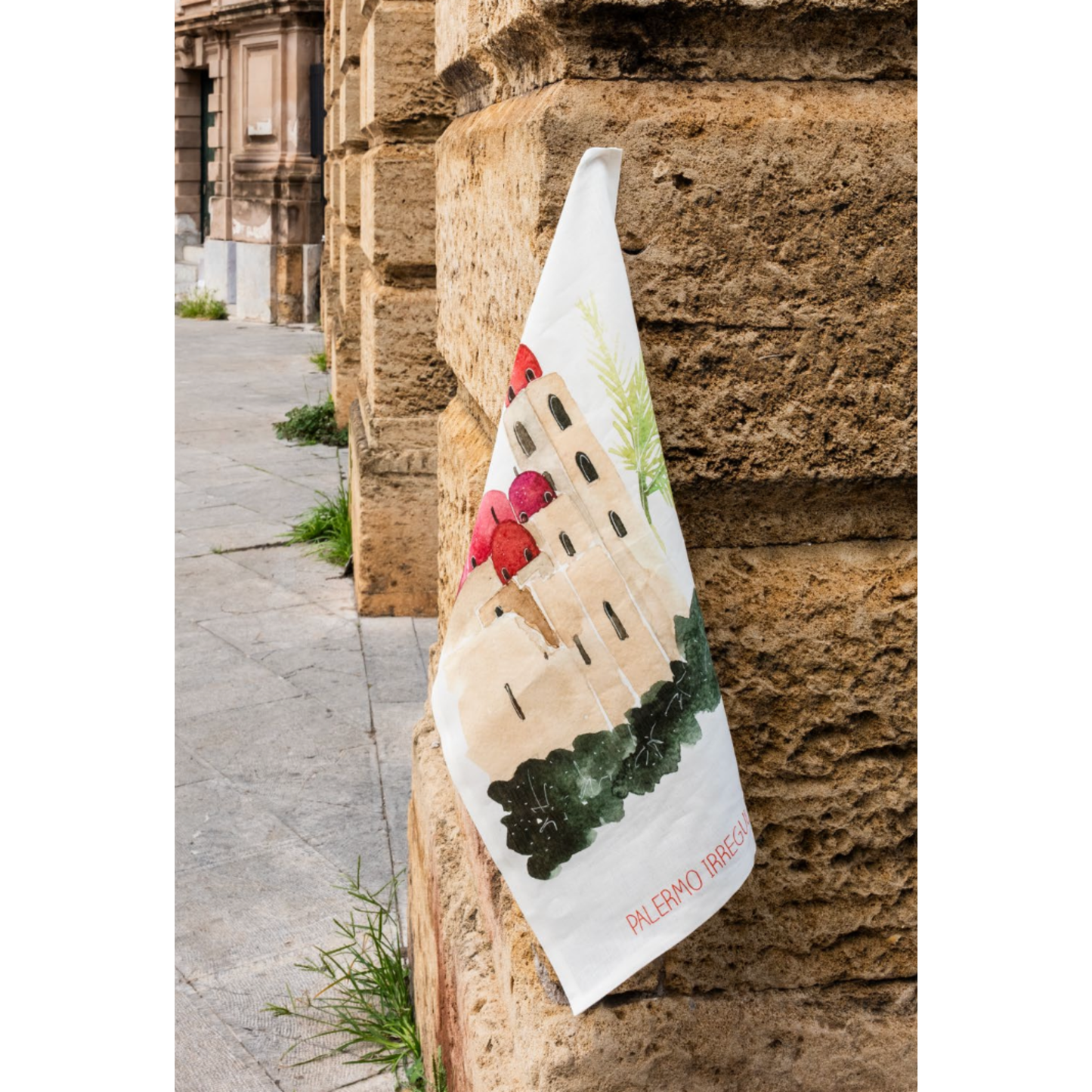 Strofinacci Palermo irregular city map