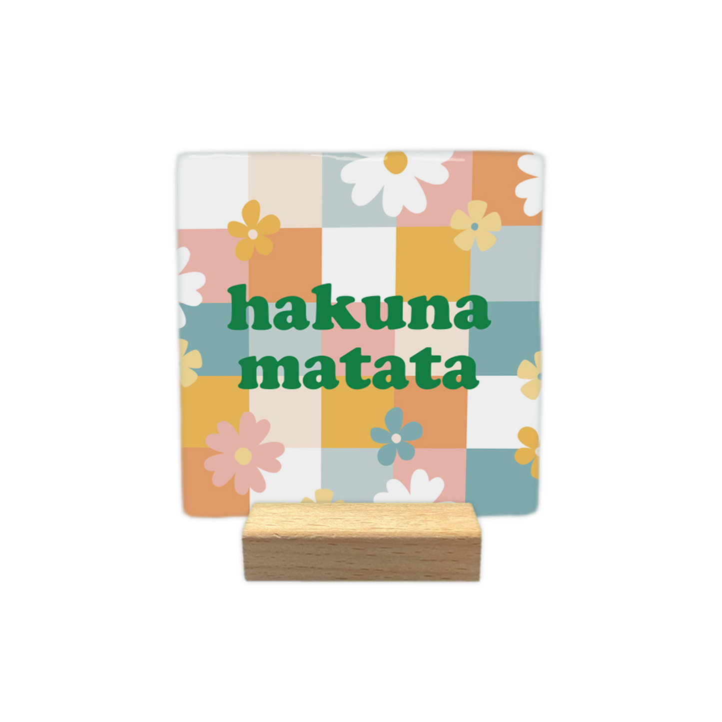 Hakuna matata - piastrella in ceramica