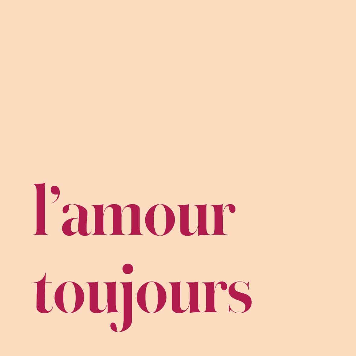 L'amour toujours - piastrella in ceramica