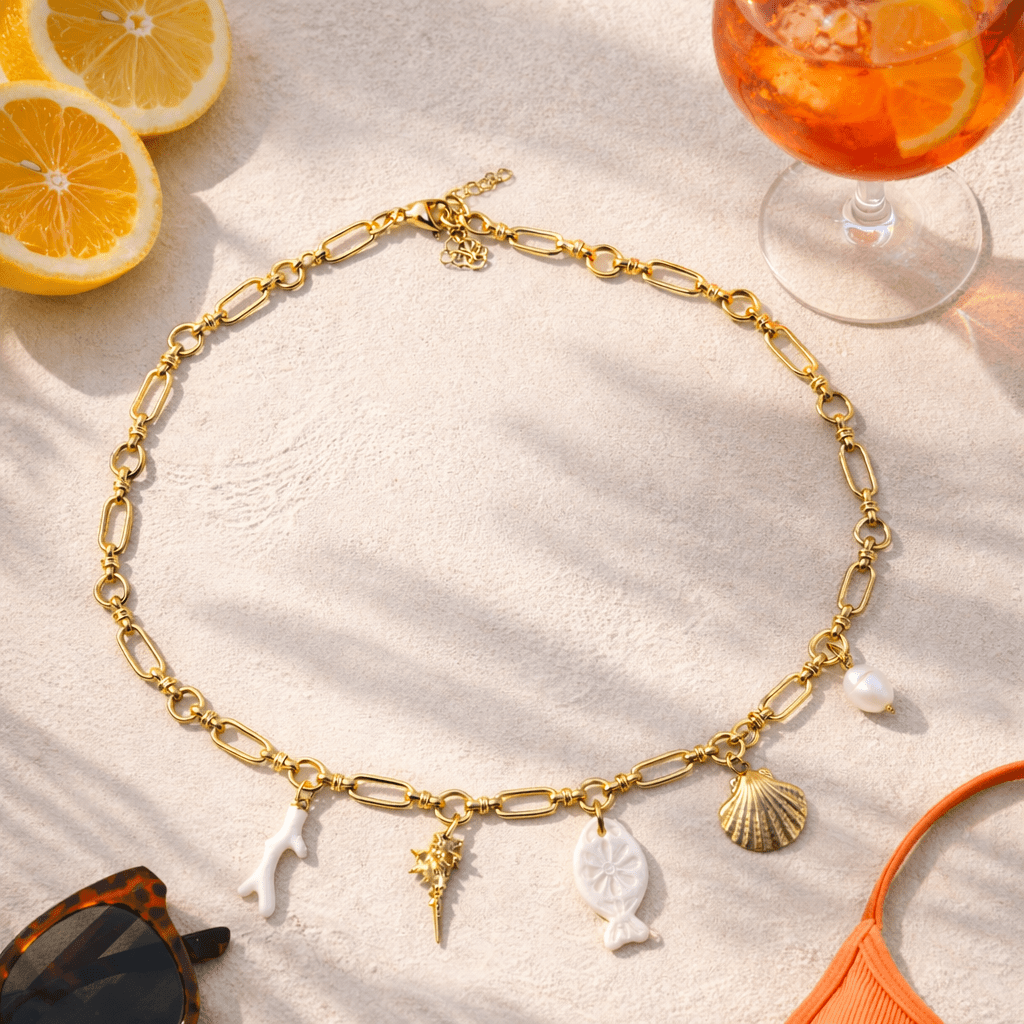 DER MEERESSCHAUM - Halskette mit Charms