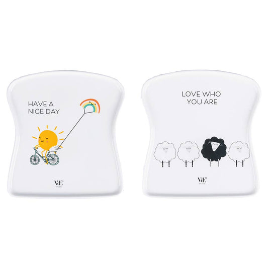 2 PIATTI TOAST BE POSITIVE - Maravigghia Sicily