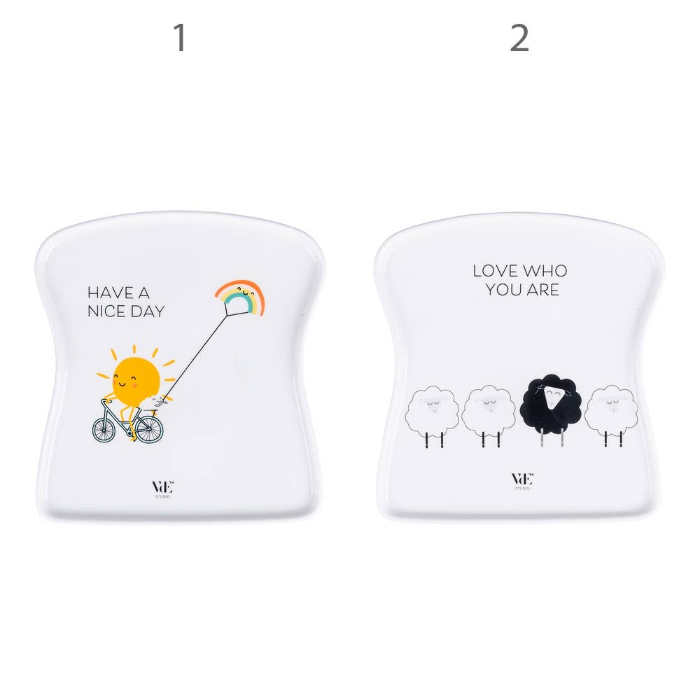 2 PIATTI TOAST BE POSITIVE - Maravigghia Sicily