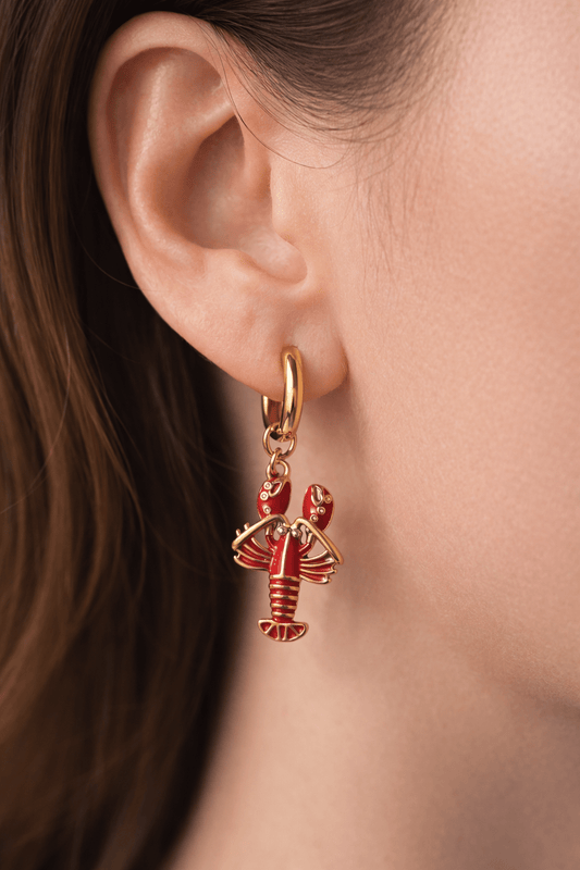 Little Rebel Lobster - Orecchino singolo