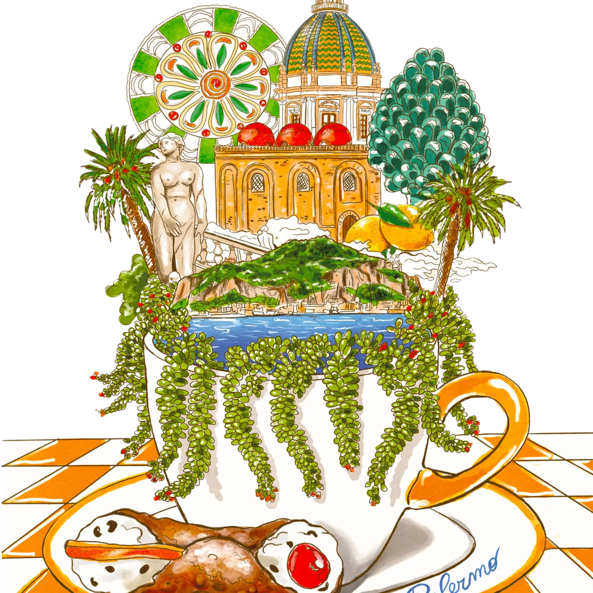 Canovaccio Palermo cotone