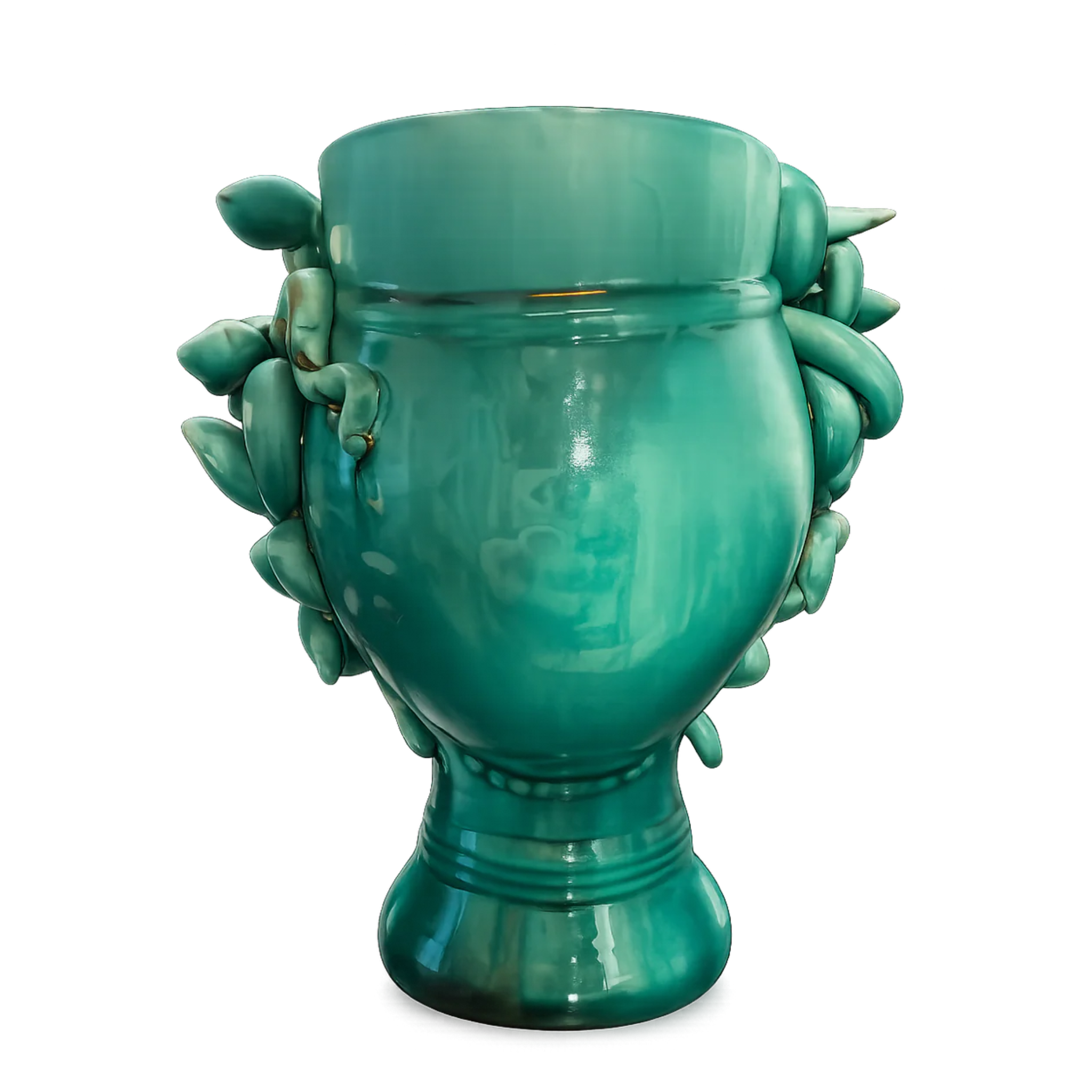 Testa di Medusa in ceramica di Santo Stefano di Camastra