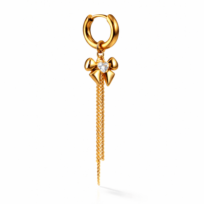GOLDEN BOW – Einzelner Ohrring