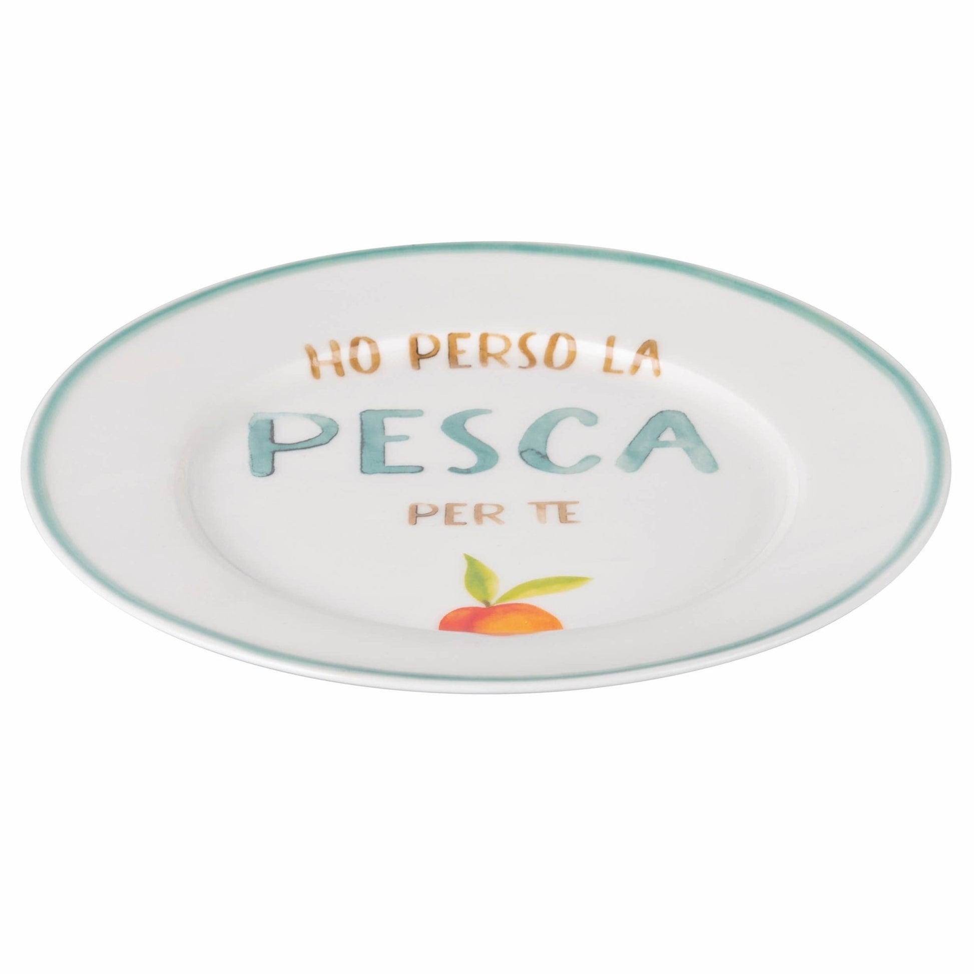 6 Piattini Frutta con scritta - Maravigghia Sicily