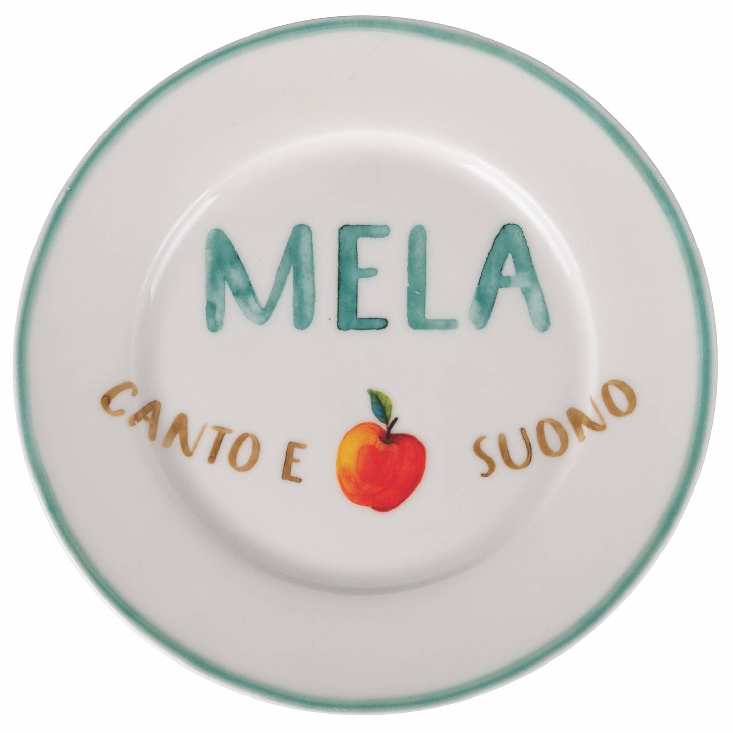 6 Piattini Frutta con scritta - Maravigghia Sicily