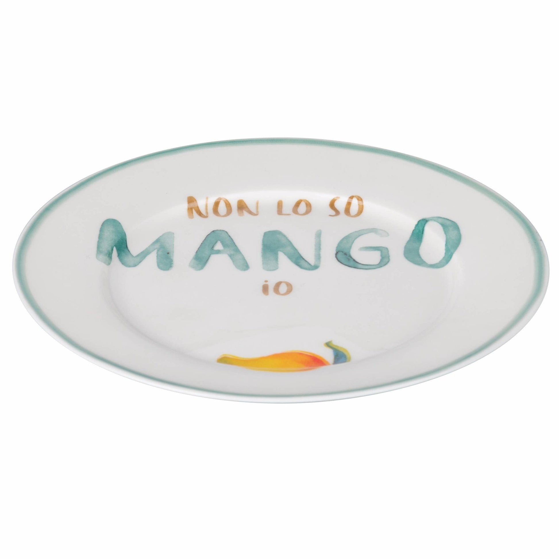 6 Piattini Frutta con scritta - Maravigghia Sicily