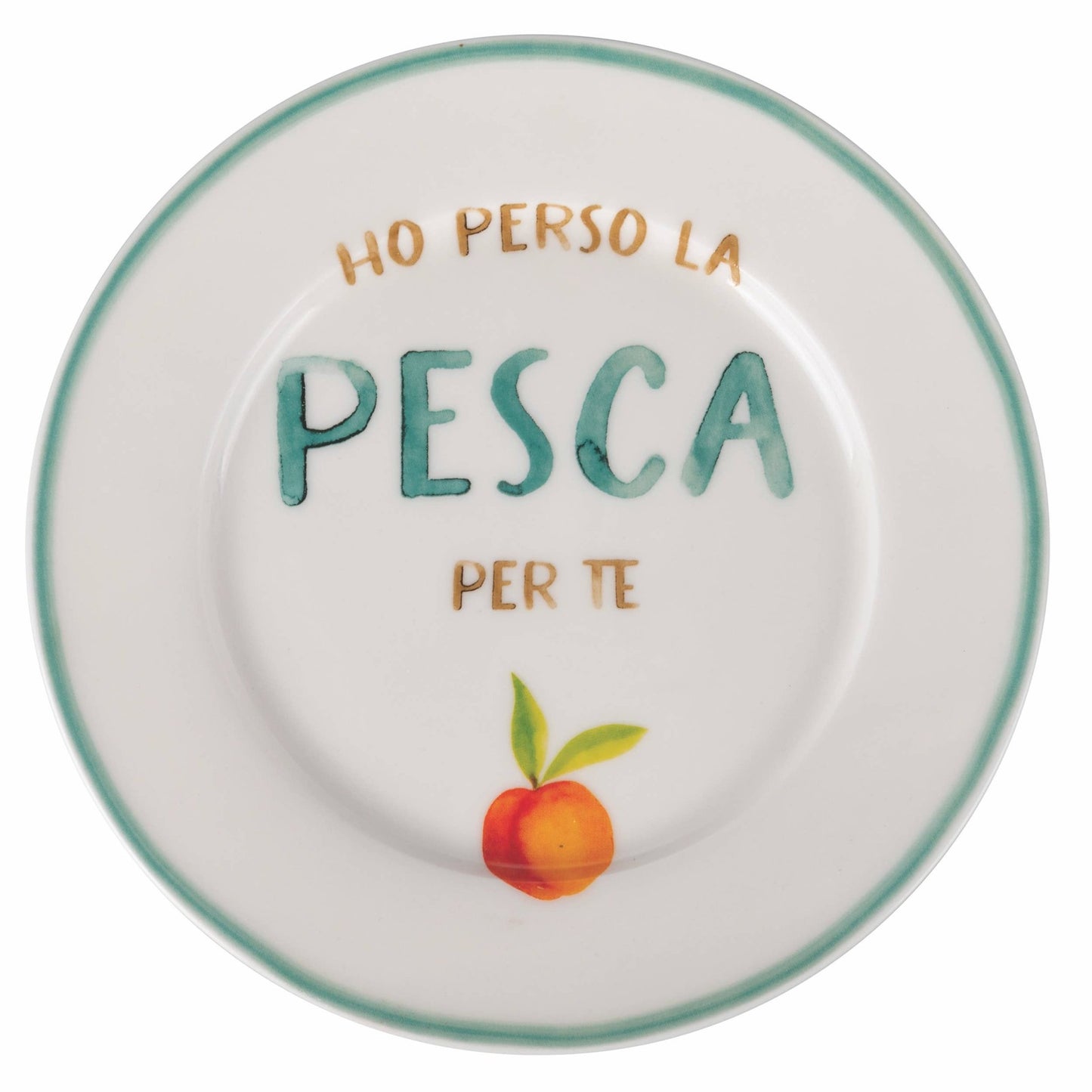 6 Piattini Frutta con scritta - Maravigghia Sicily