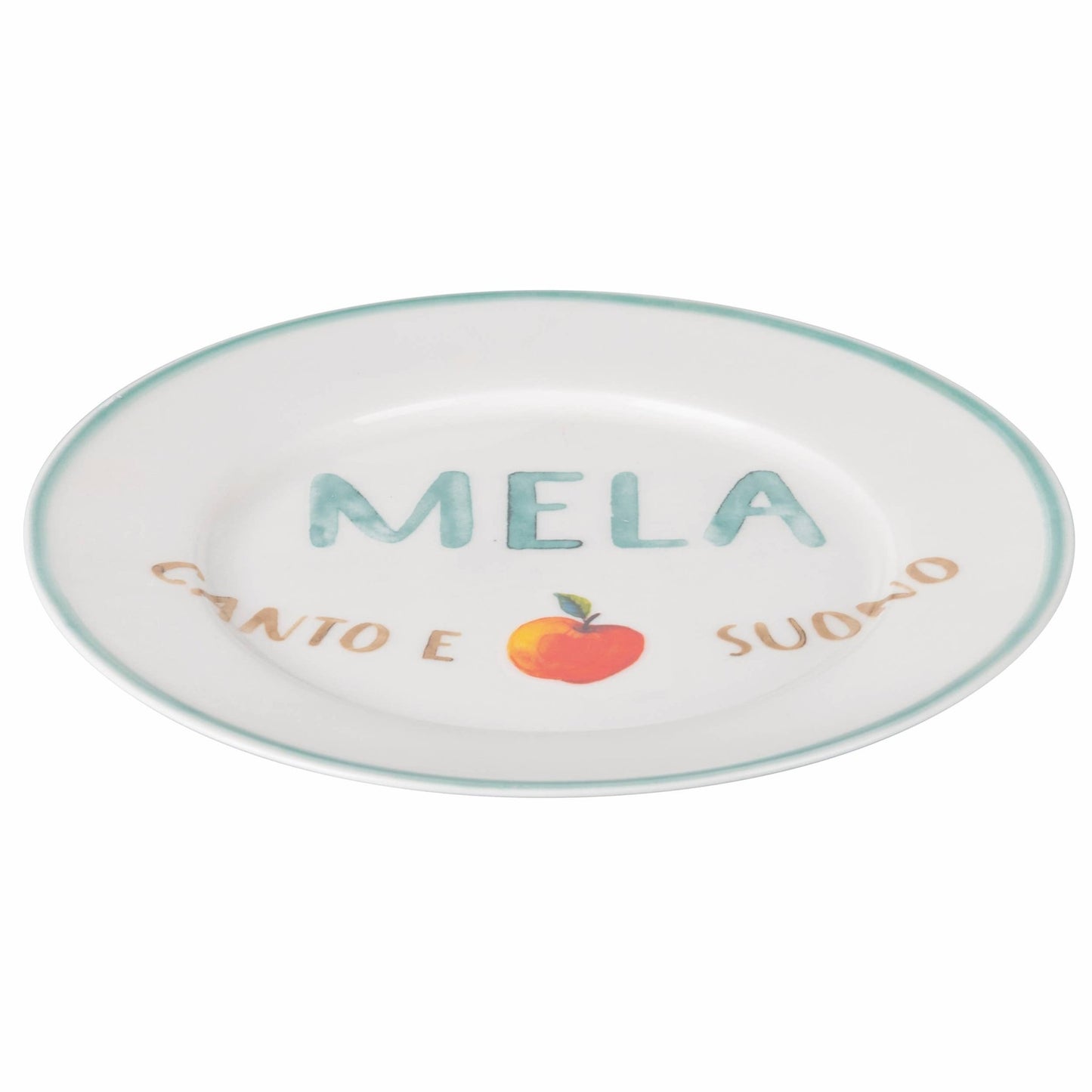 6 Piattini Frutta con scritta - Maravigghia Sicily