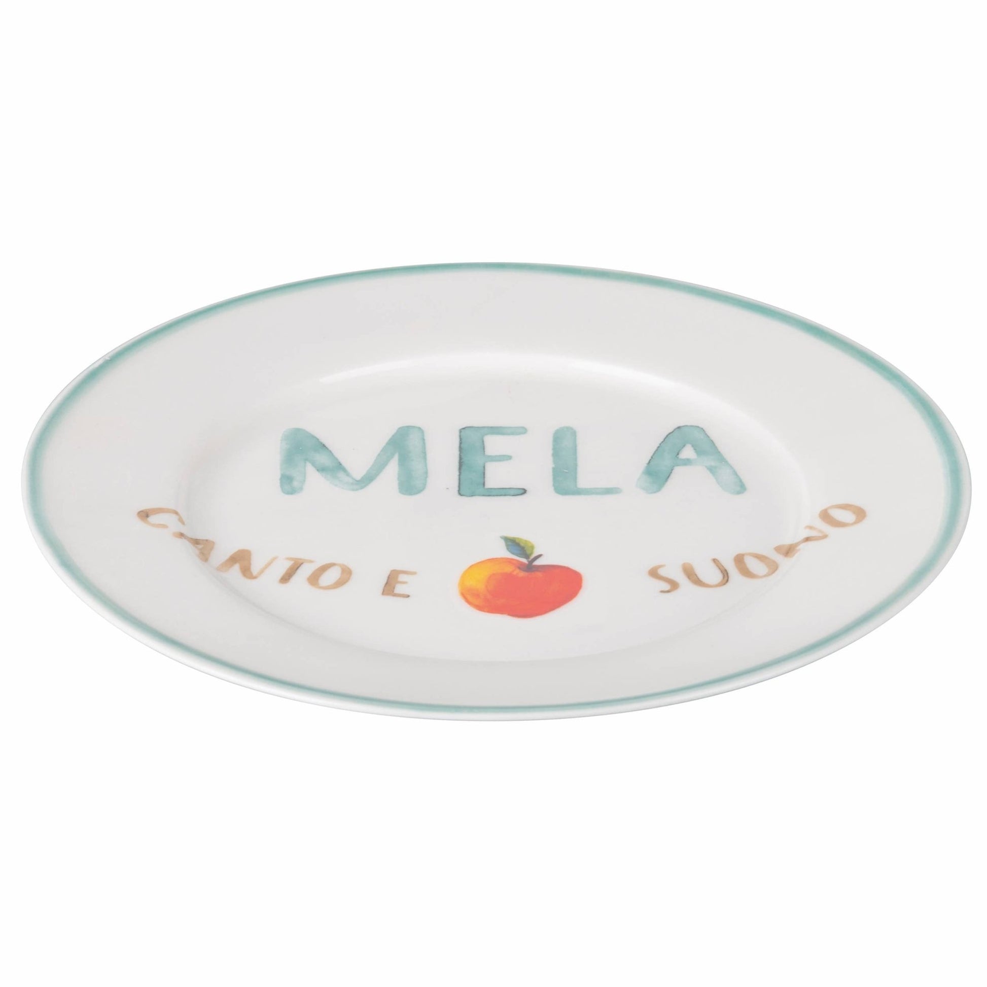 6 Piattini Frutta con scritta - Maravigghia Sicily
