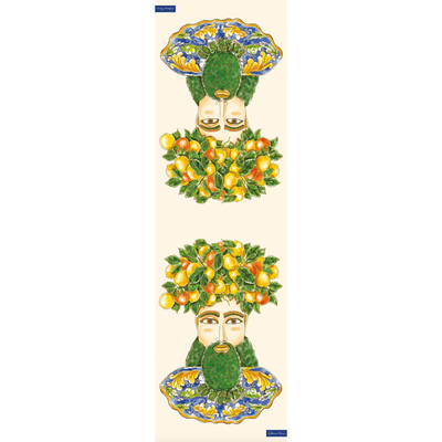 Trinacria tea towel
