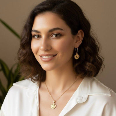 SACRED GRACE – Collana Cuore Sacro Oro Waterproof