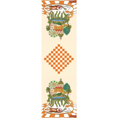 Trinacria tea towel
