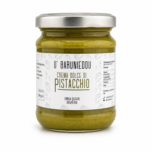 Crème sucrée à tartiner à la Pistache de Sicile-100g