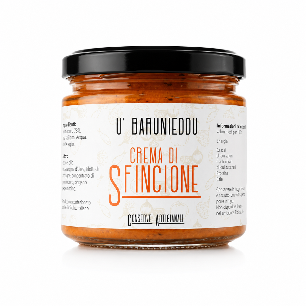 Crème sicilienne Sfincione