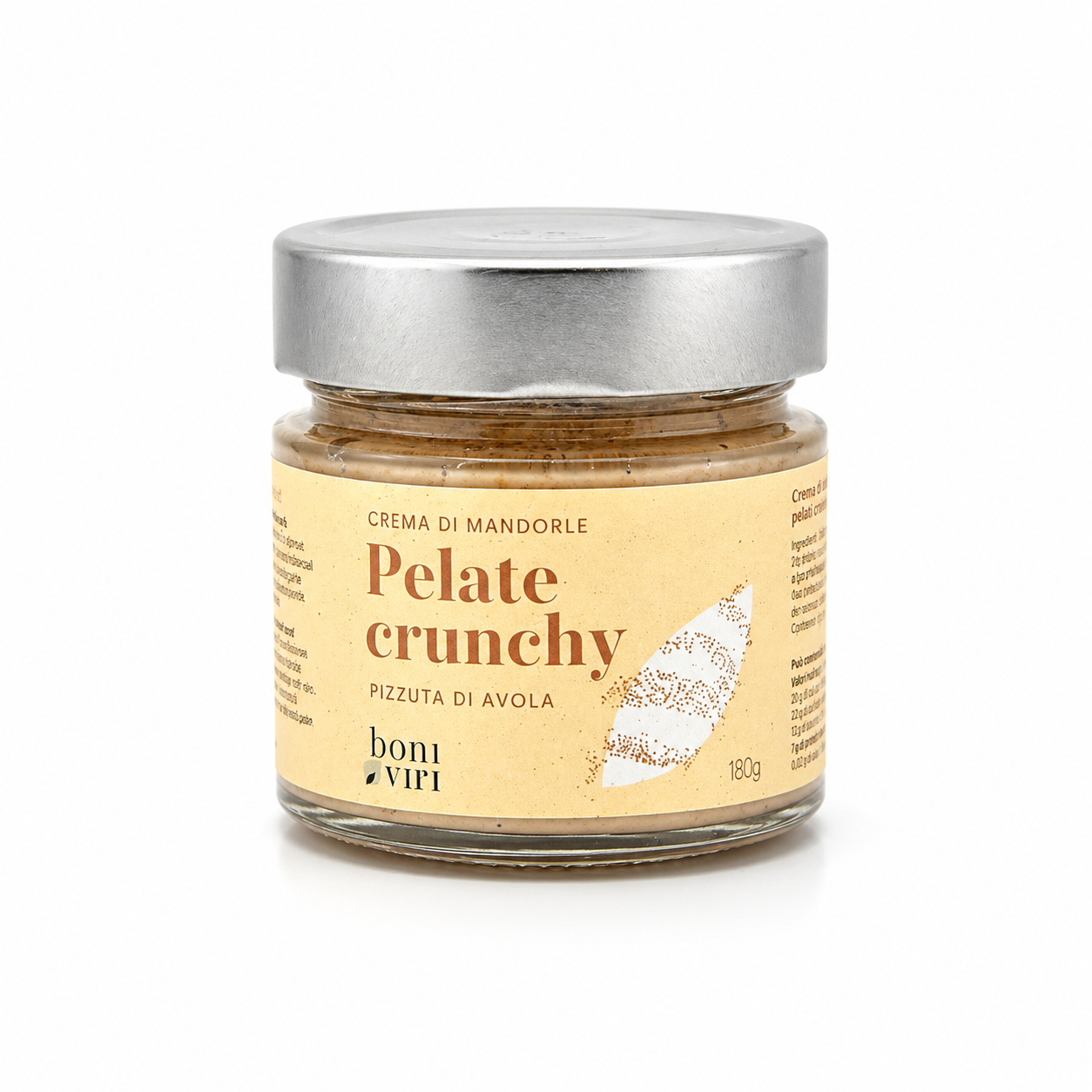 Crema Crunchy di mandorle pelate Pizzuta di Avola