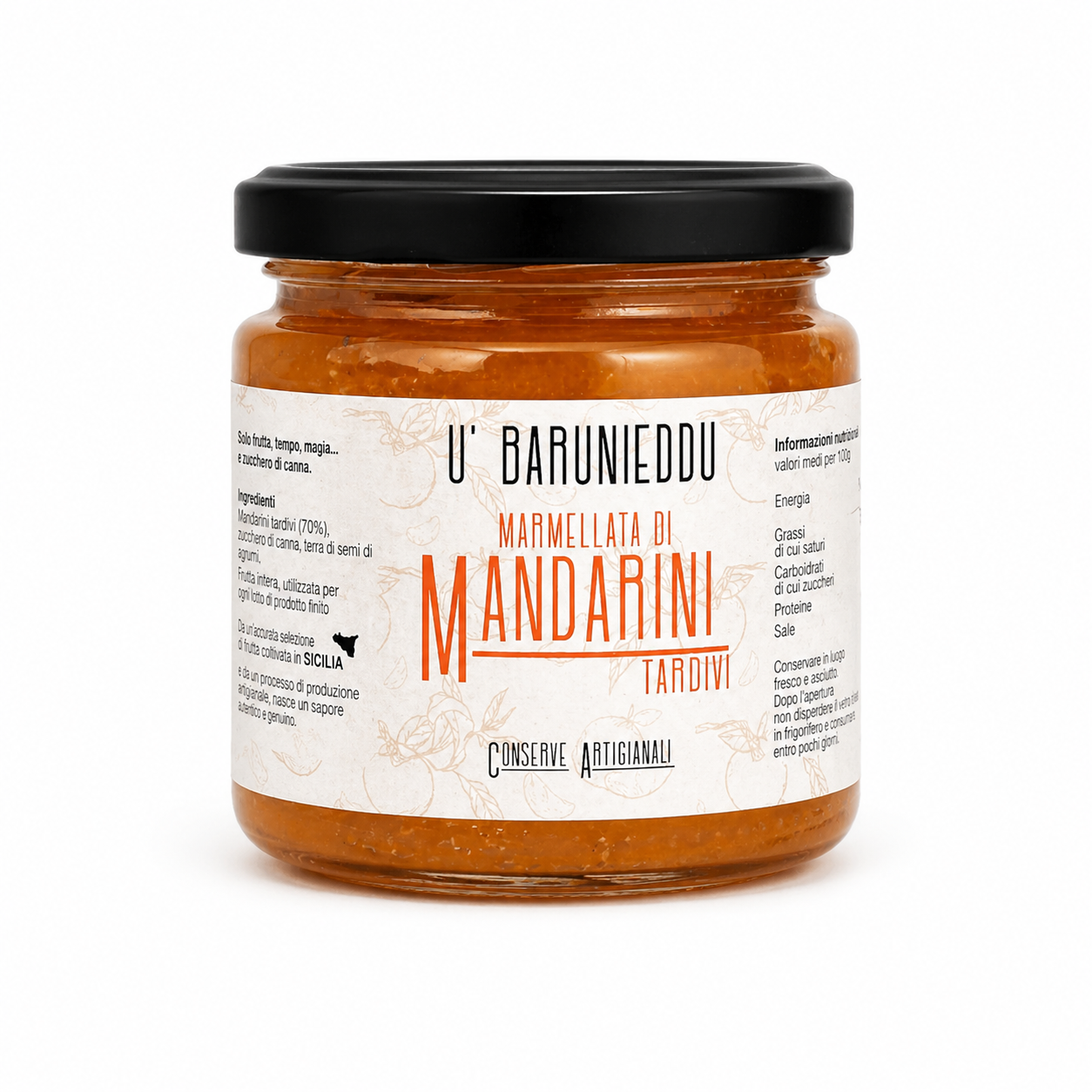 Confiture de mandarine de Sicile tardive