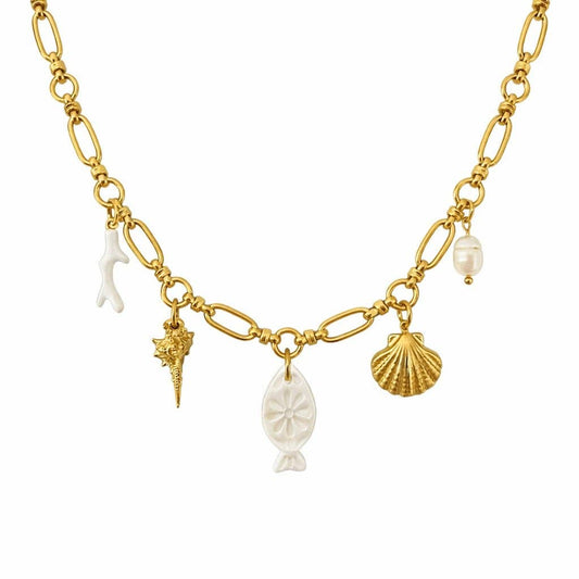 THE SEA FOAM - Collana con charms