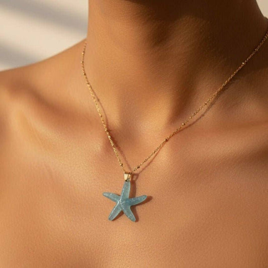 SOLMAR – Collana Stella Marina Oro Waterproof