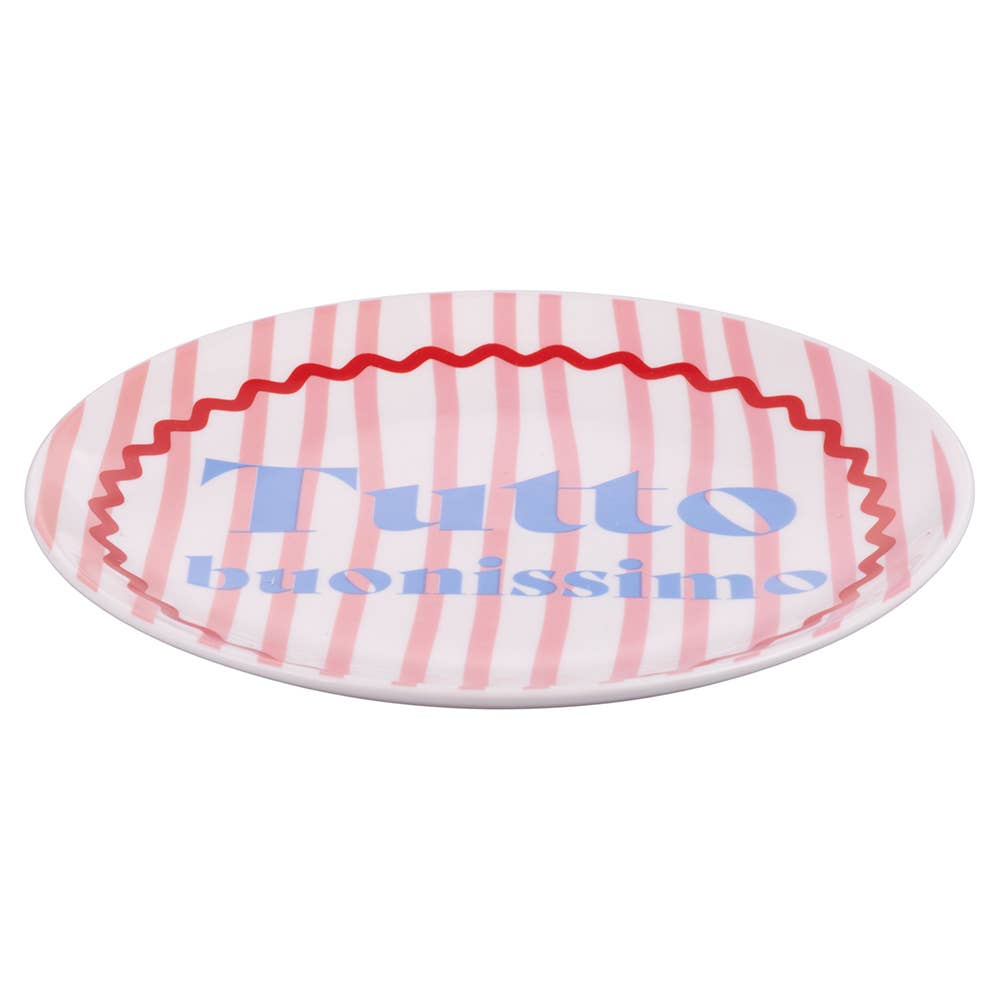 Fruit plates with caption