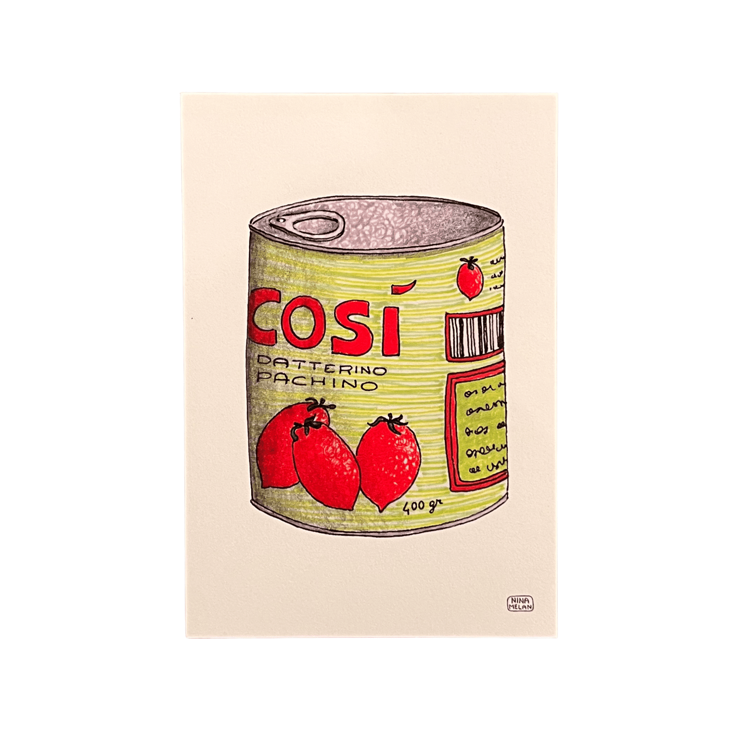 Cartoline iconiche di Nina Melan - illustrazioni - Maravigghia Sicily