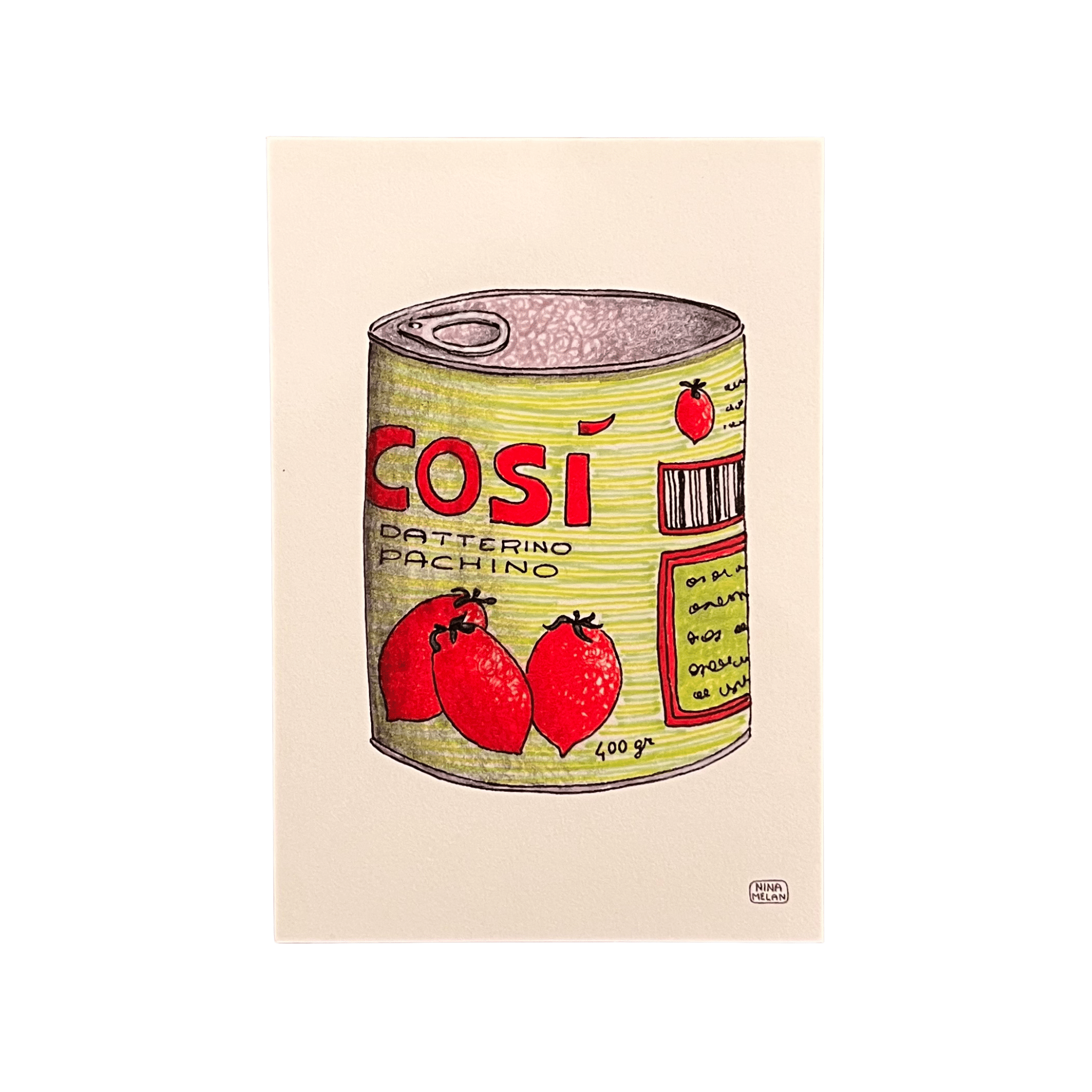 Cartoline iconiche di Nina Melan - illustrazioni - Maravigghia Sicily