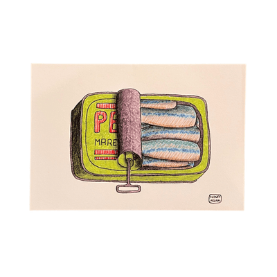 Cartoline iconiche di Nina Melan - illustrazioni - Maravigghia Sicily