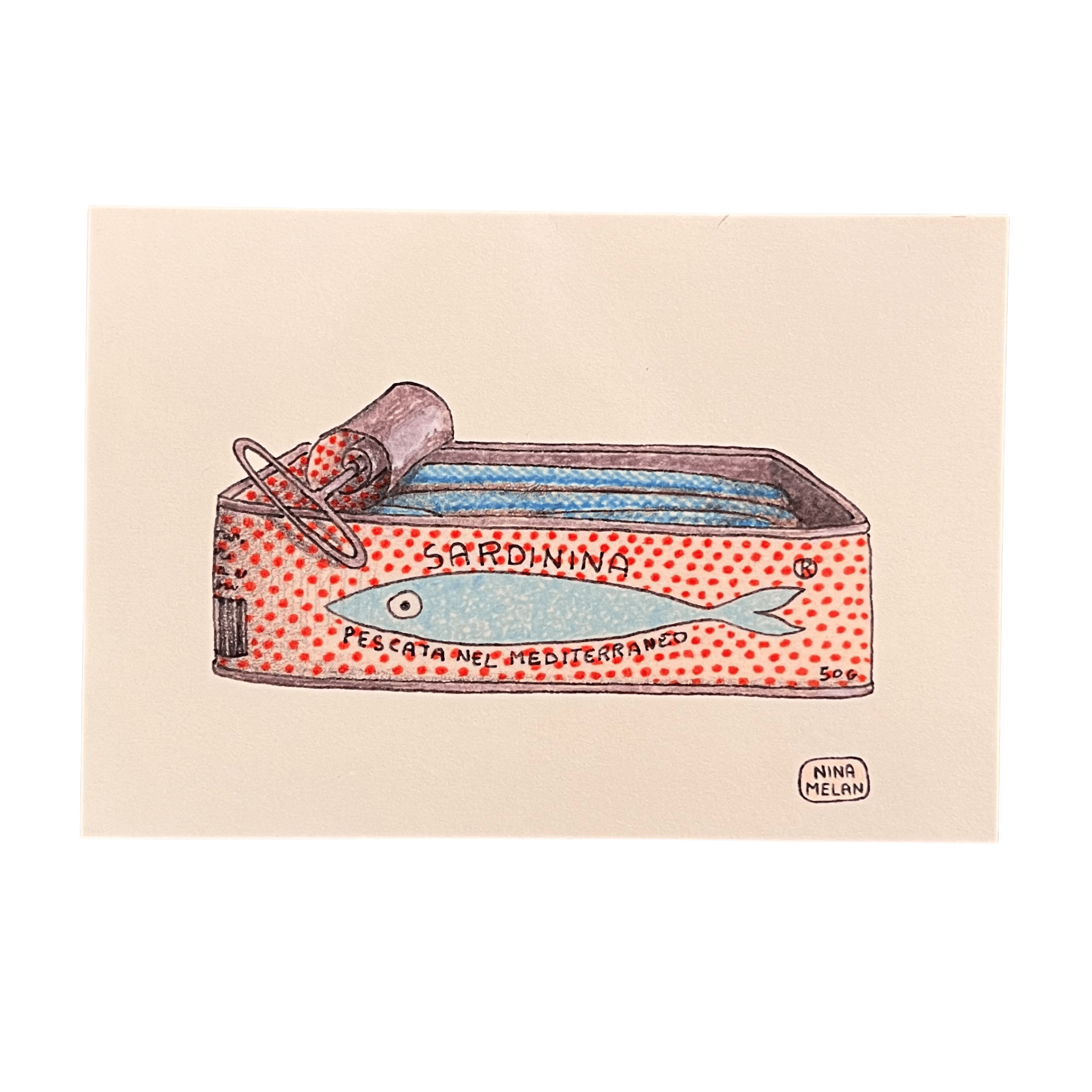 Cartoline iconiche di Nina Melan - illustrazioni - Maravigghia Sicily