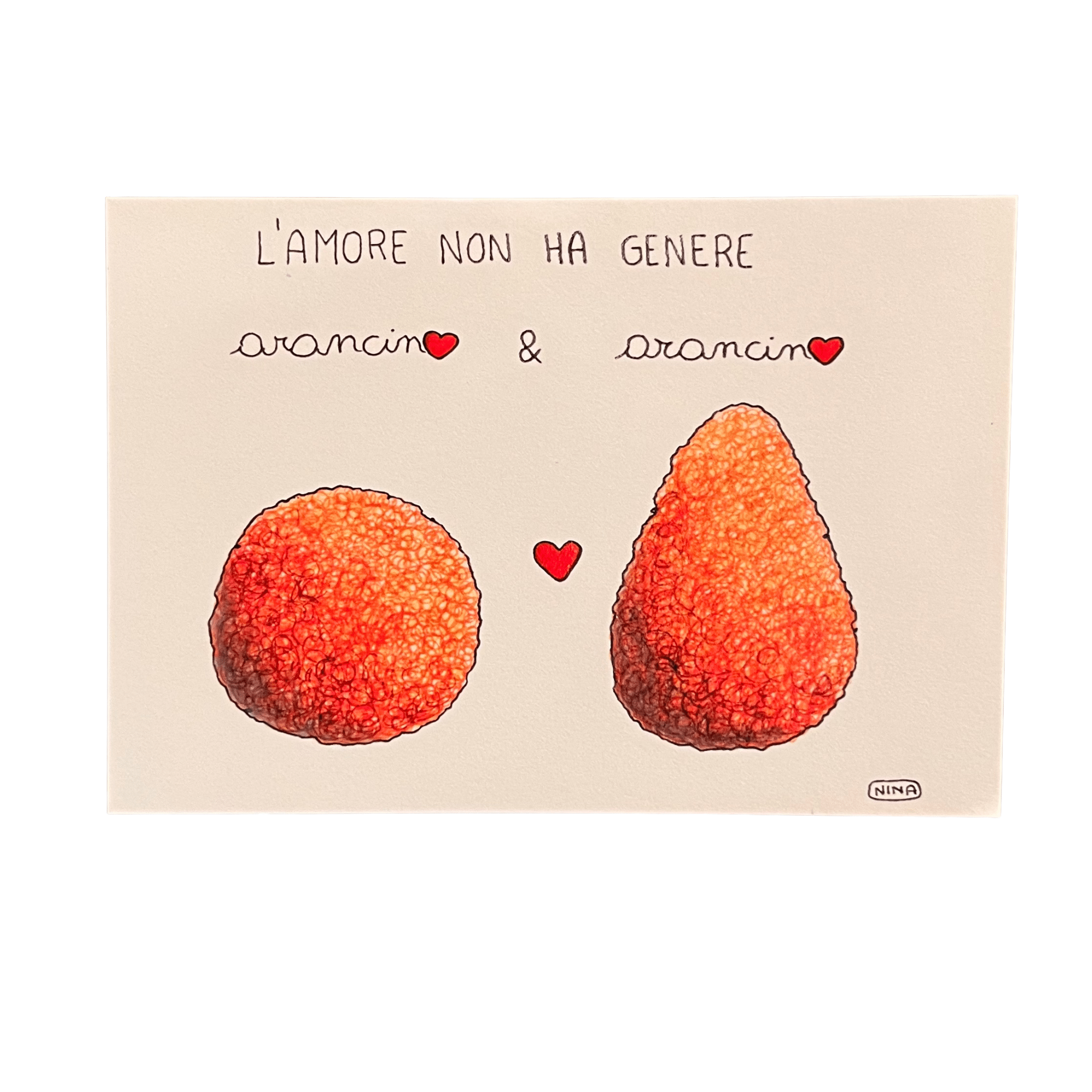 Cartoline iconiche di Nina Melan - illustrazioni - Maravigghia Sicily