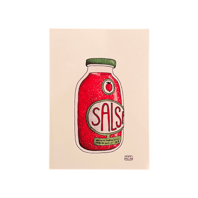 Cartoline iconiche di Nina Melan - illustrazioni - Maravigghia Sicily