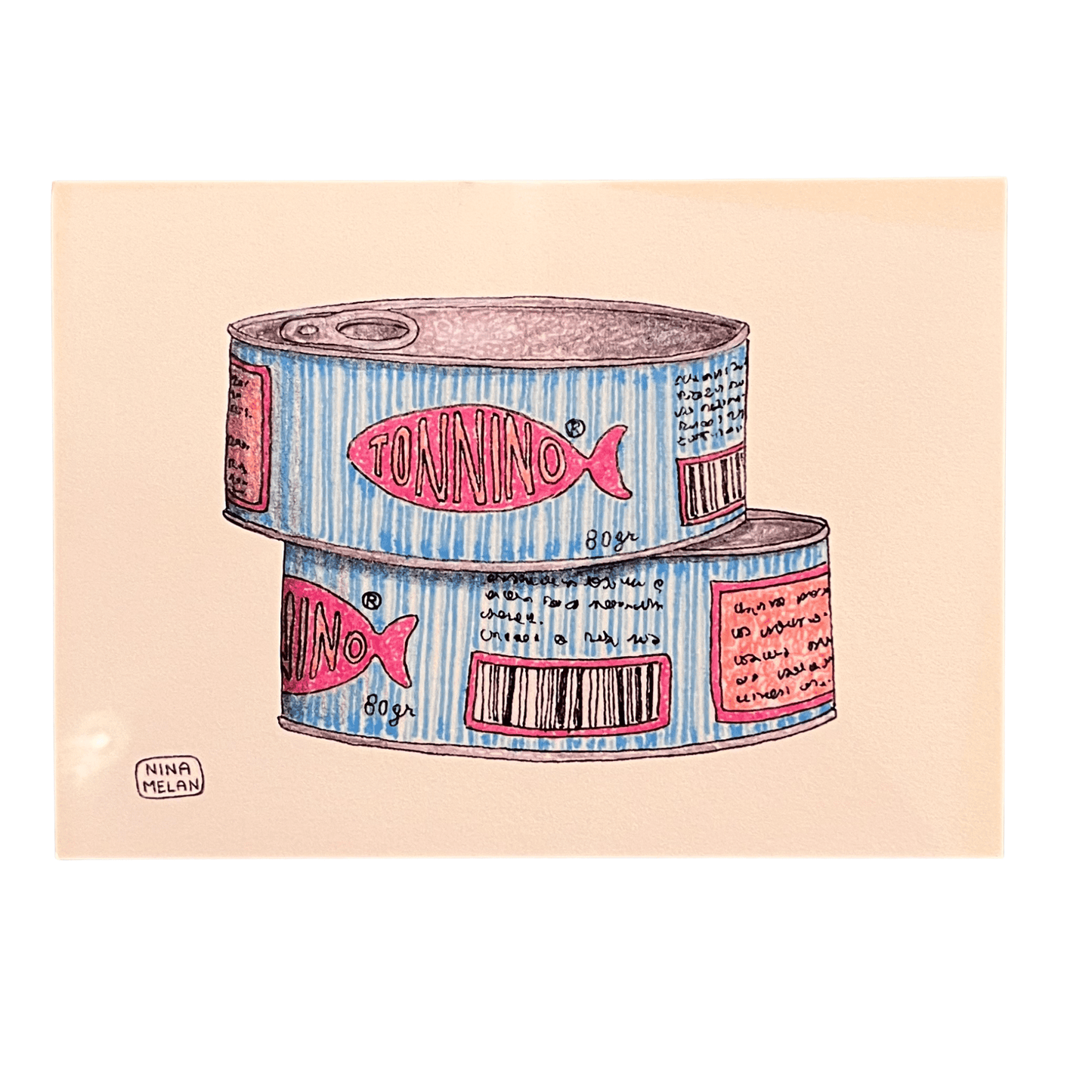 Cartoline iconiche di Nina Melan - illustrazioni - Maravigghia Sicily