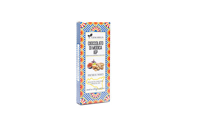 Cioccolato di Modica IGP Fichi e Noci 80 gr - Maravigghia Sicily