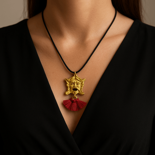 Collana Siciliana " Faccia Barocca" - Maravigghia Sicily