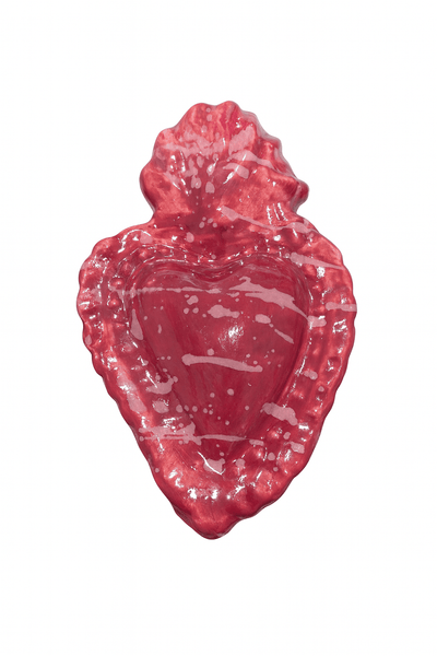 Cuore Sacro Pop Art in Ceramica - Maravigghia Sicily
